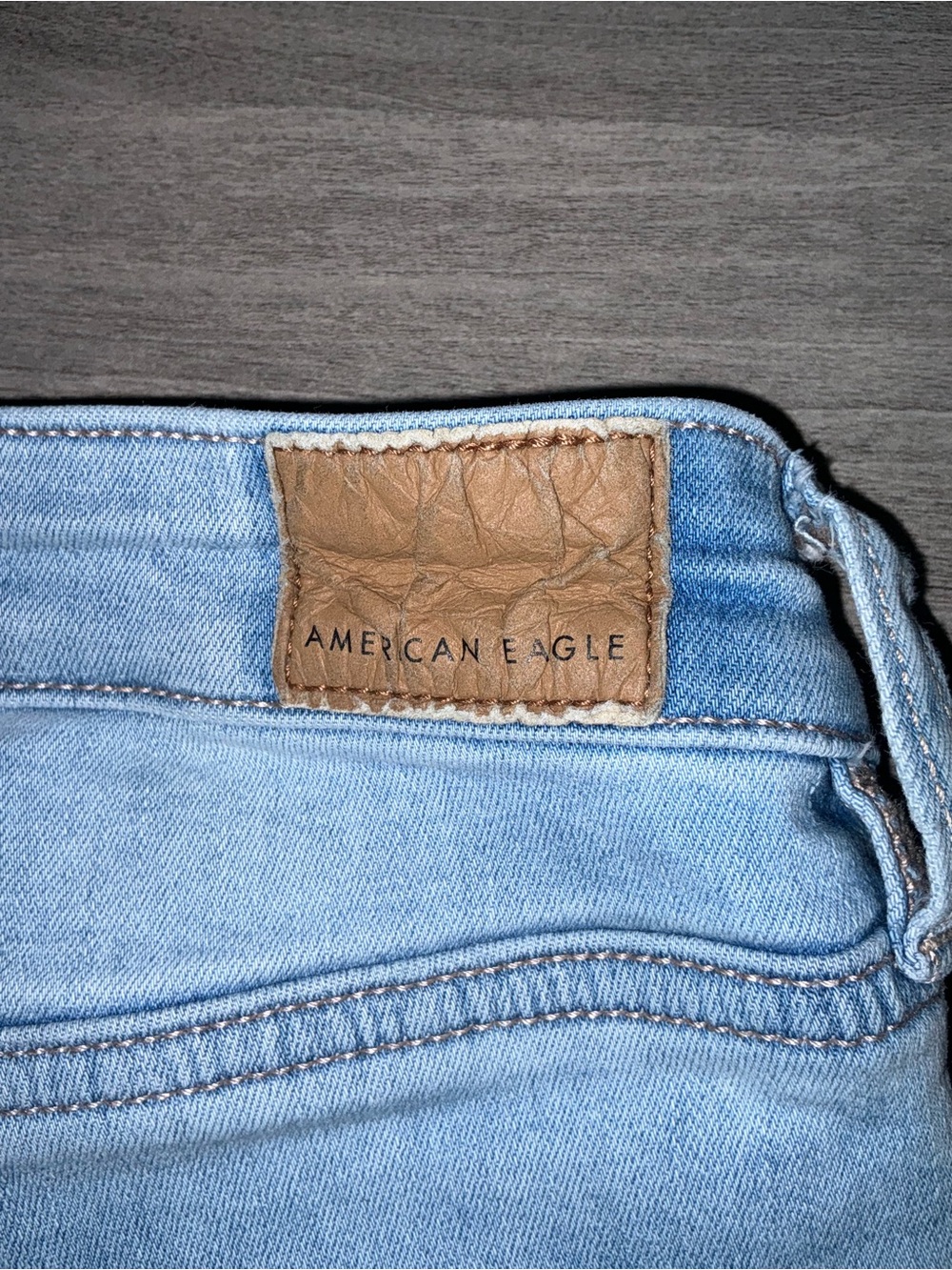 American Eagle Next Level Stretch High-Rise Jegging - Light Wash, Size 8 Short - Picture 11 of 11